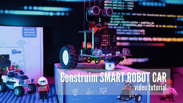 SMART ROBOT CAR cu micro:bit 1