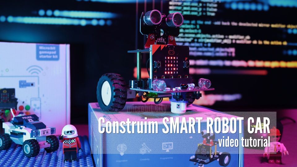 SMART ROBOT CAR cu micro:bit 1